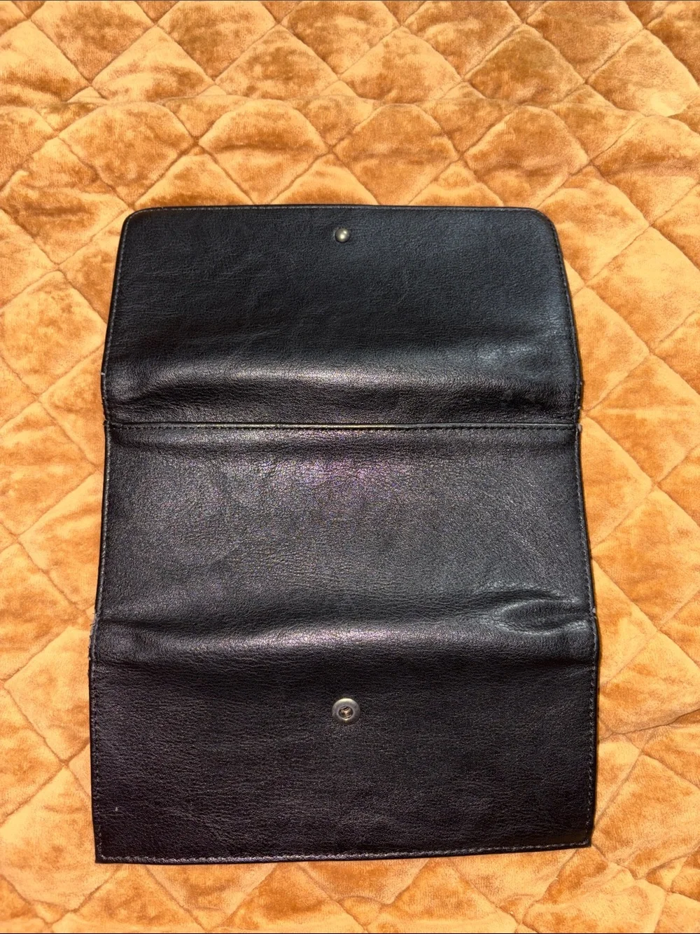 Target Black Long Leather Wallet